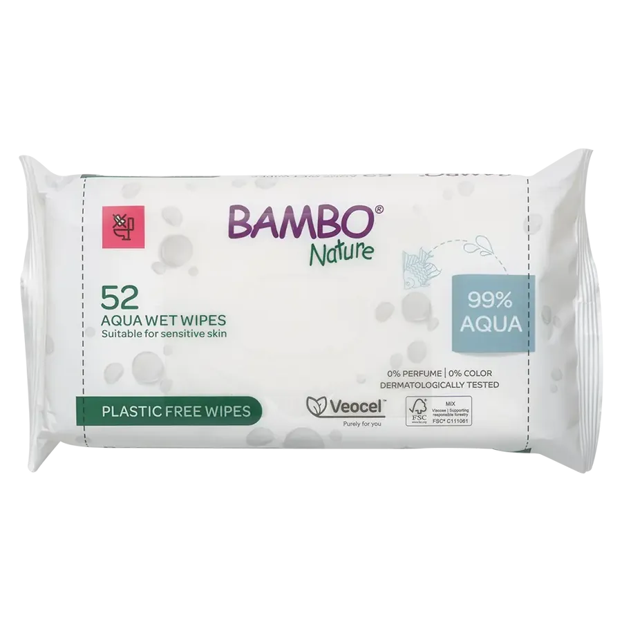 Vlhčené ubrousky Bambo Nature