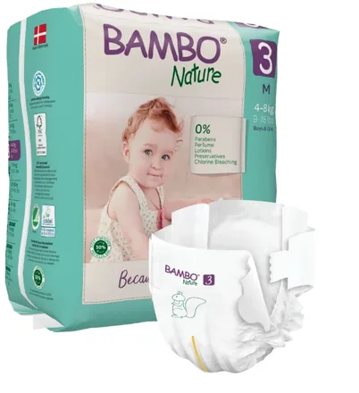 Doporučené balení plenek Bambo Nature